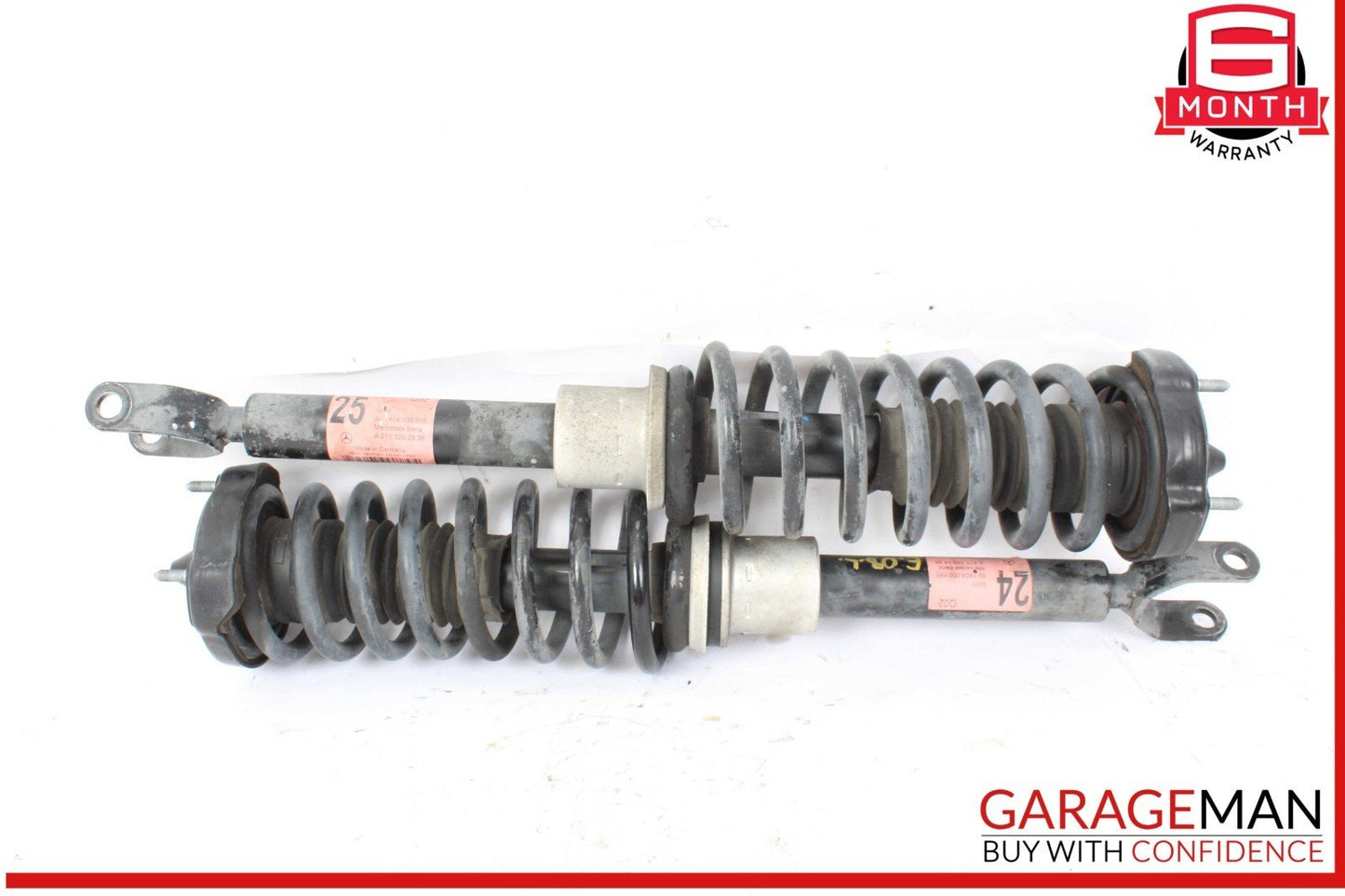 03-09 Mercedes W211 E350 Front Left & Right Side Shock Strut Absorber Set OEM