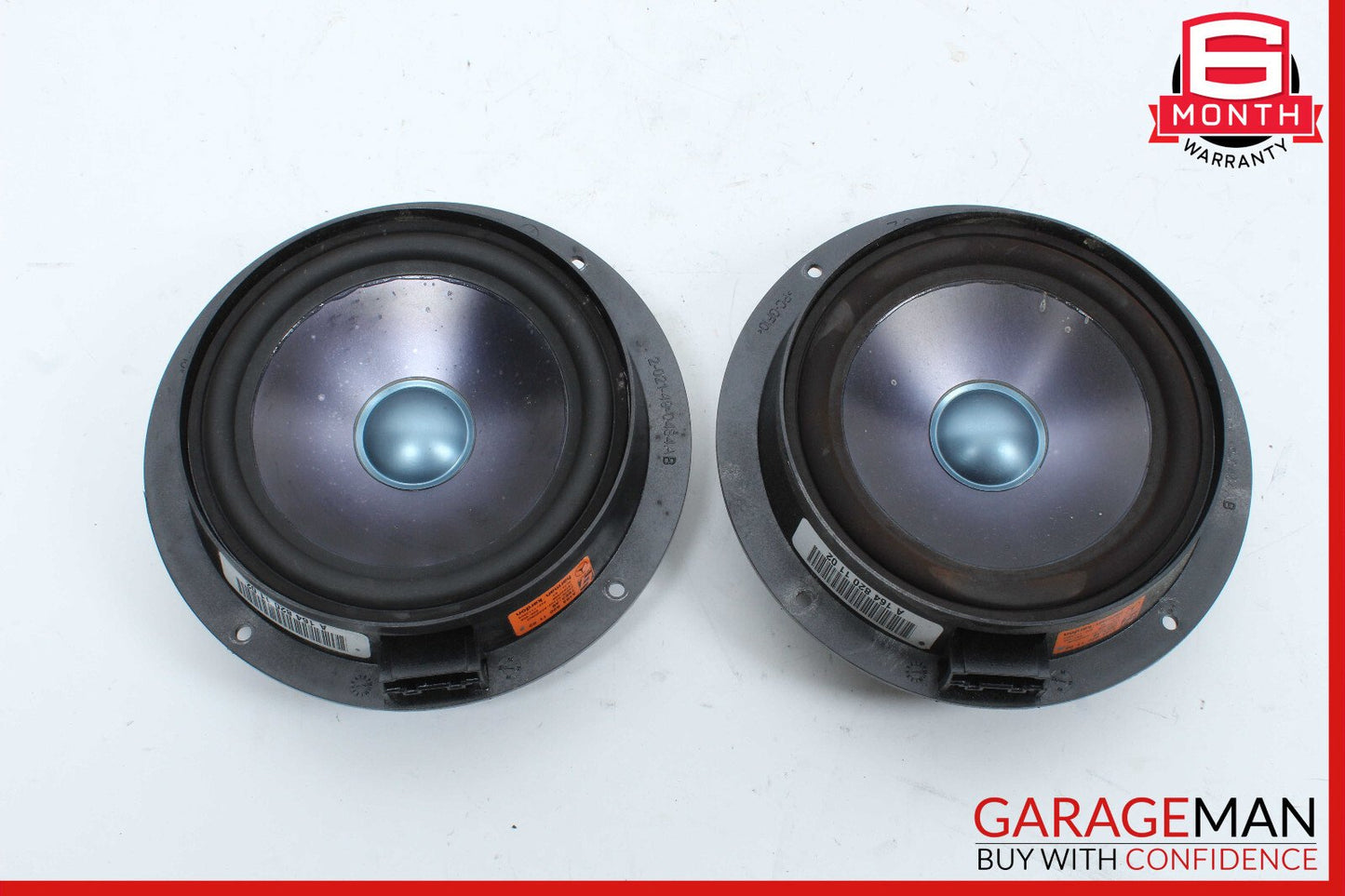 06-13 Mercedes W251 R350 Rear Left & Right Door Sound Audio Speakers Set of 2
