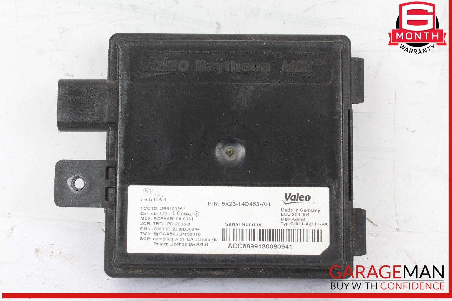 09-15 Jaguar XF XFR Rear Left Blind Spot Module Sensor 9X2314D453AH OEM