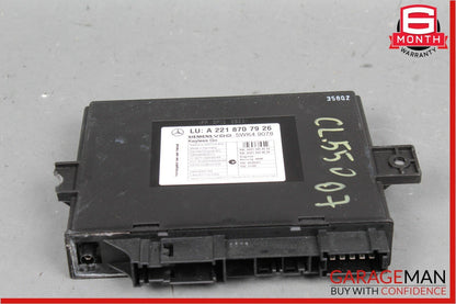 07-14 Mercedes W216 CL550 CL63 AMG S550 Keyless Go Control Module 2218707926 OEM
