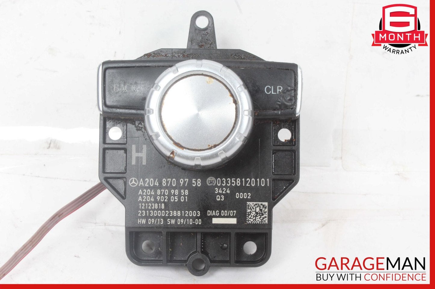 12-15 Mercedes GLK350 C350 C300 Console Head Unit Controller Knob Multi Switch