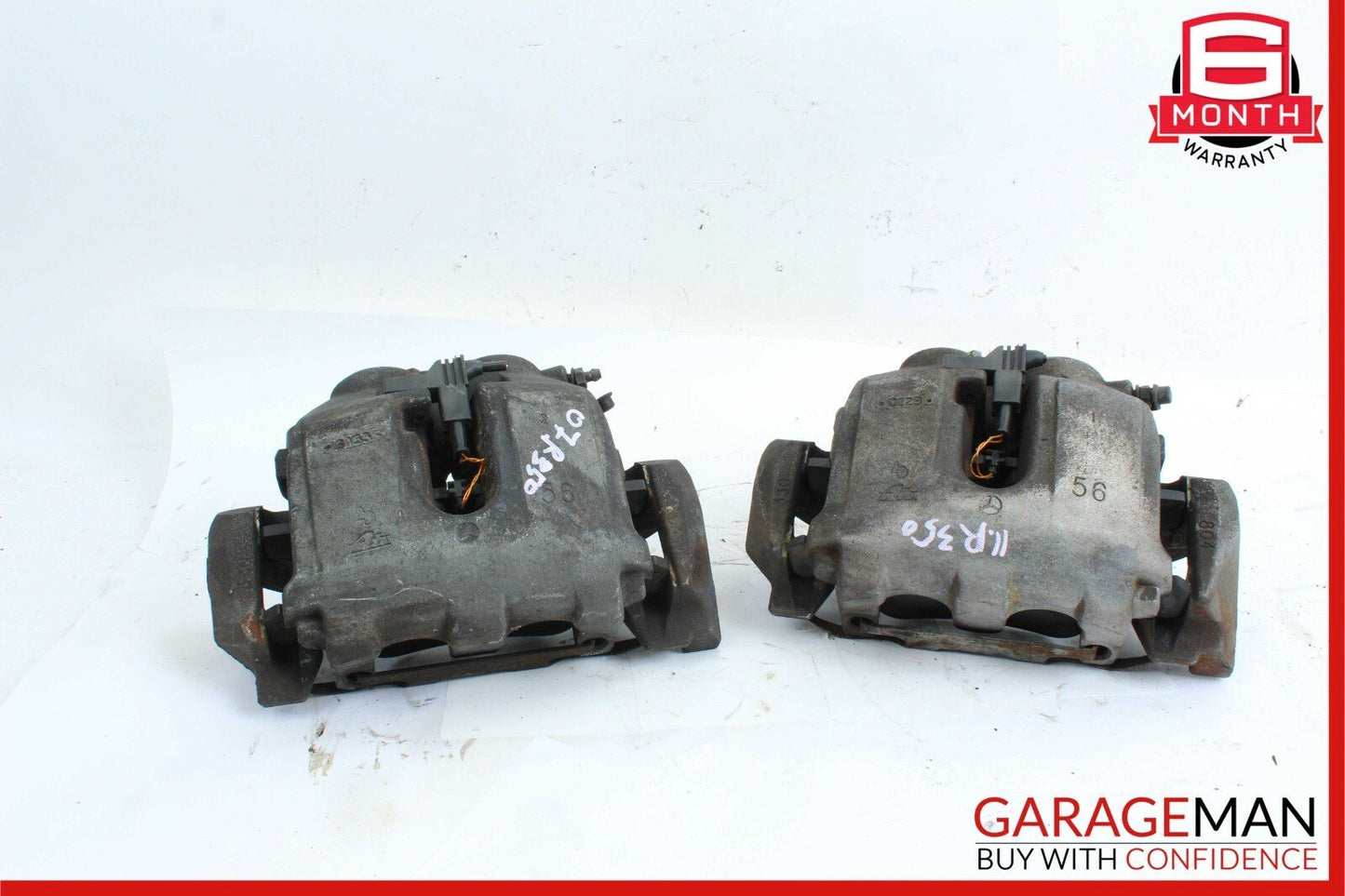 06-12 Mercedes W251 R350 Front Right & Left Brake Caliper Calipers Set OEM
