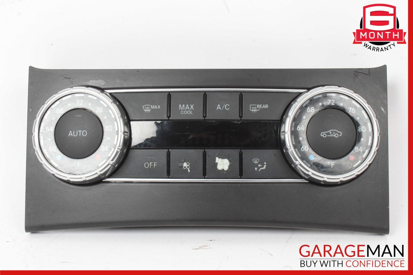 12-14 Mercedes W204 C250 AC A/C Heater Climate Control Switch Trim Assembly OEM