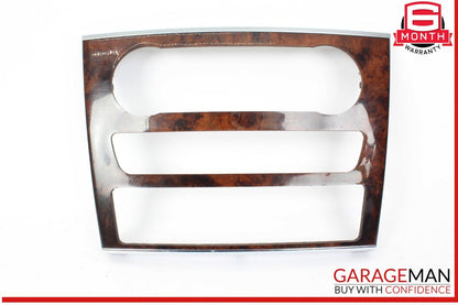06-12 Mercedes X164 GL450 ML350 Center Console Control Trim Panel Wood Bezel