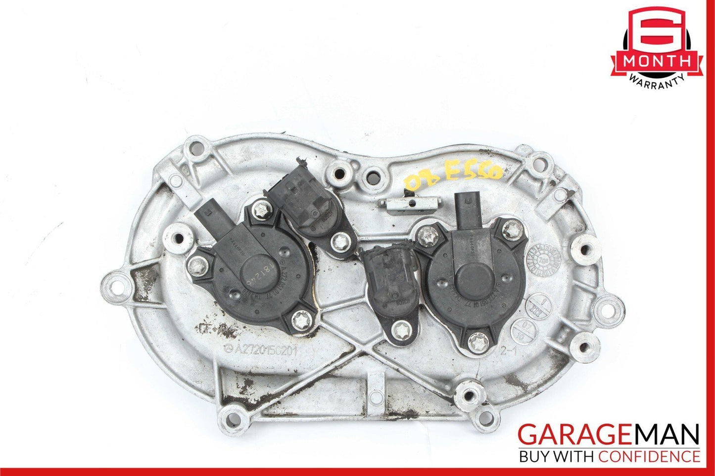05-13 Mercedes W211 E350 E550 Front Left Side Engine Timing Chain Cover Plate