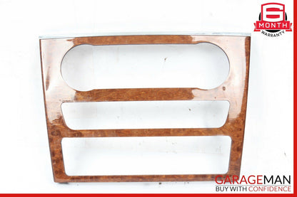 06-12 Mercedes X164 GL450 ML500 Center Console Control Trim Bezel Panel Wood OEM