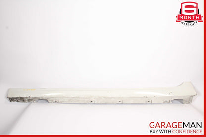 13-19 BMW 650i F06 Left Driver Side Rocker Skirt Molding Trim Panel White OEM