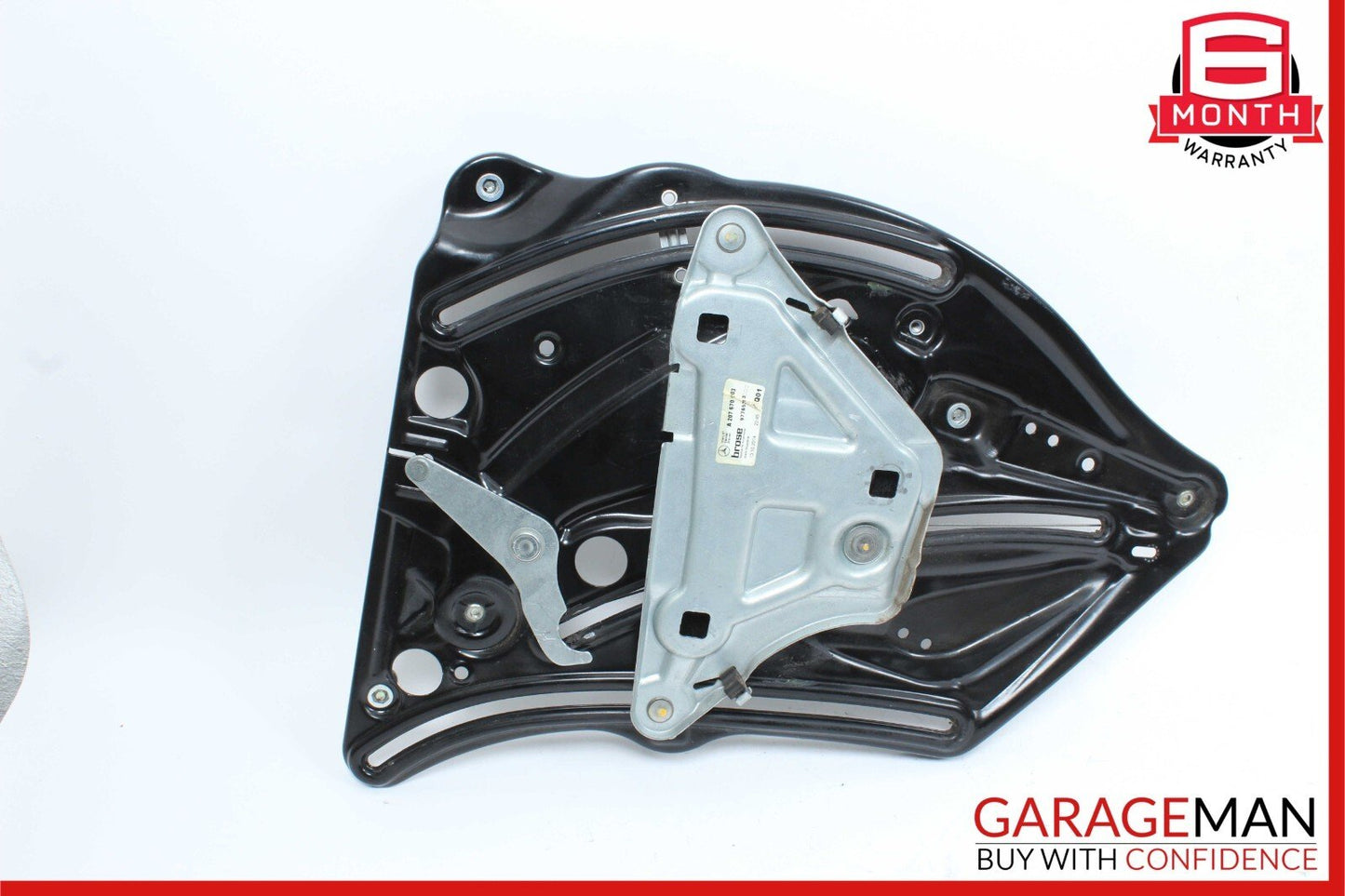 10-16 Mercedes E350 E550 Coupe Rear Left Door Window Regulator Frame w/o Motor