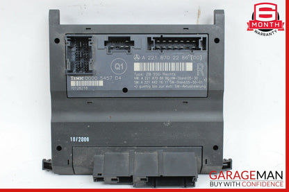 07-09 Mercedes W221 S550 Front Right Passenger Side Under Seat Control Module