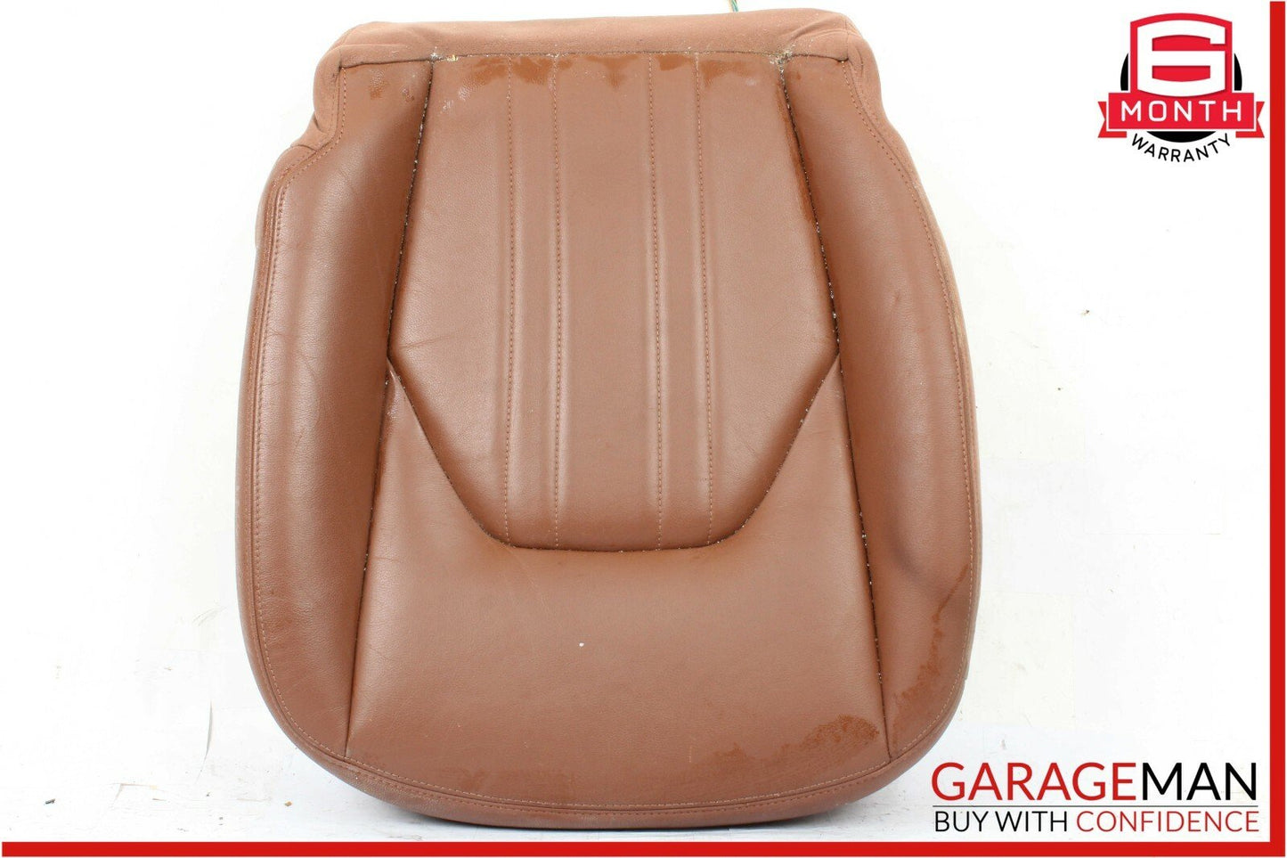 14-17 Maserati Ghibli Front Right Passenger Side Lower Bottom Seat Cushion Brown