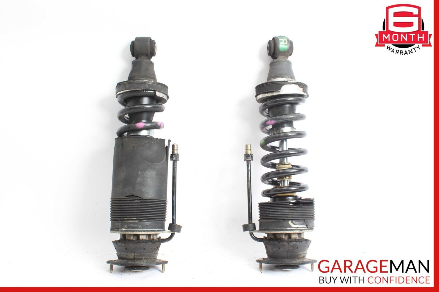 03-06 Mercedes R230 SL500 Rear Side Hydraulic Shock Strut Absorber Set of 2 OEM