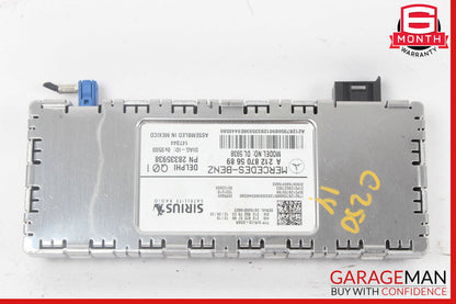 10-17 Mercedes W204 C250 Sirius Satellite Radio Receiver Module Unit OEM