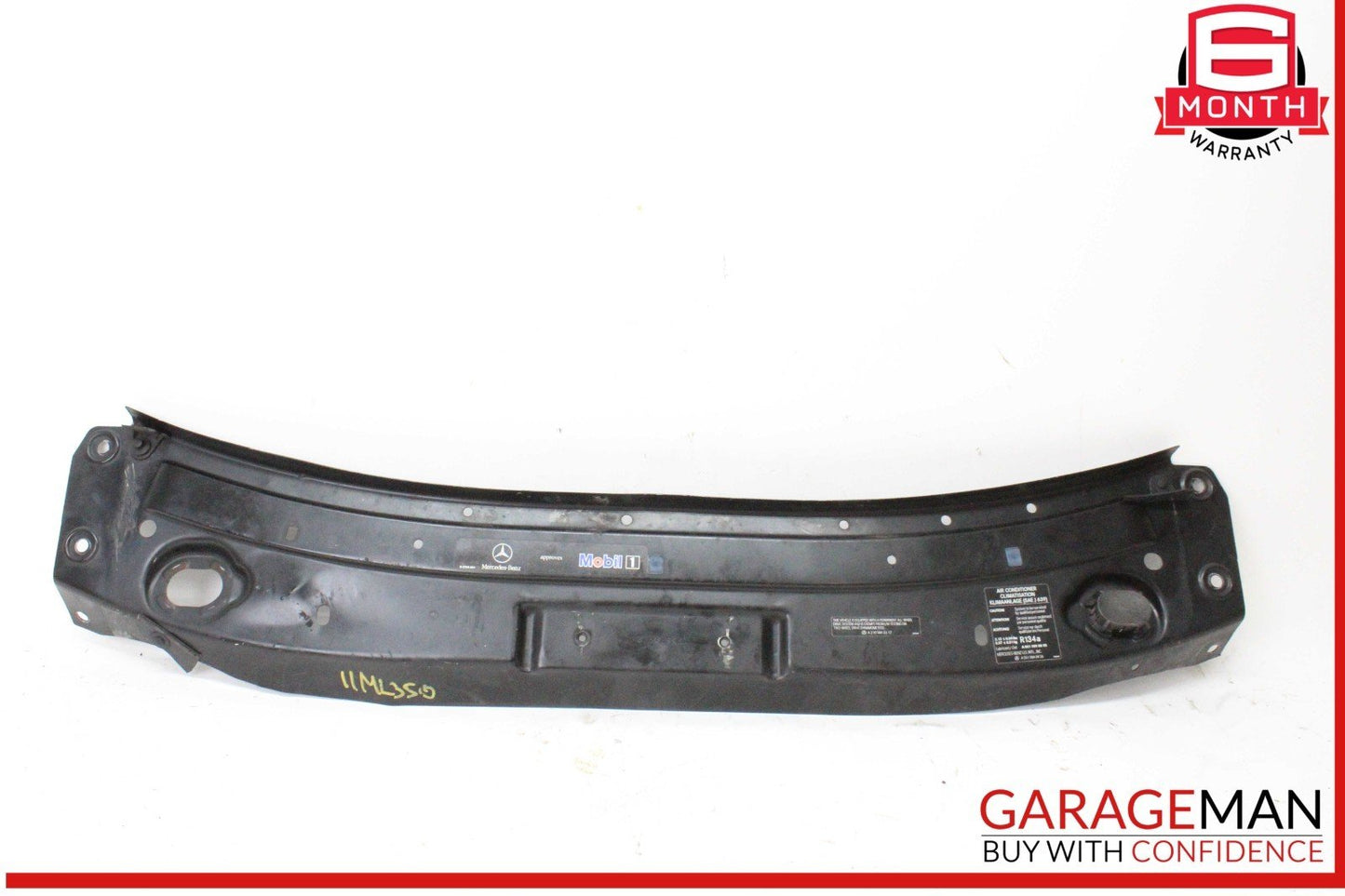 06-12 Mercedes W164 ML350 4MATIC ML550 Upper Radiator Core Tie Bar Support OEM