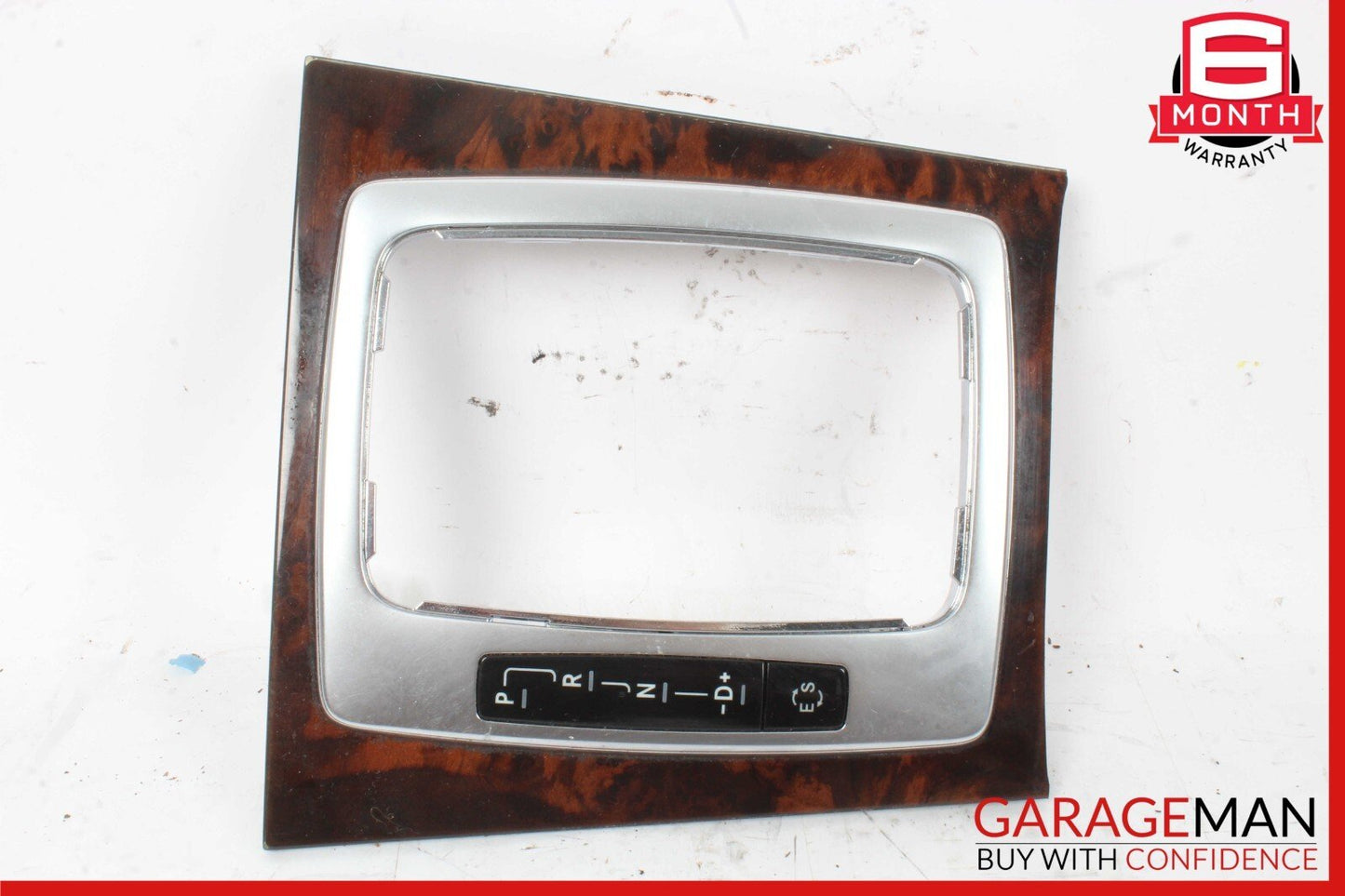 08-15 Mercedes W207 E350 Center Console Shifter Trim Cover Panel Bezel Wood Assy