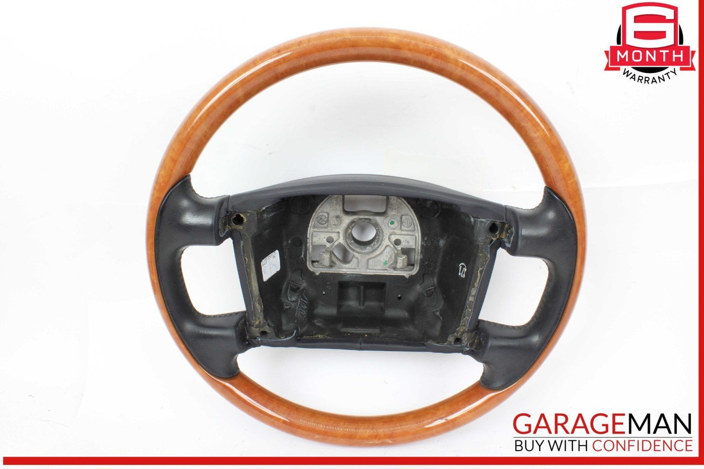 03-10 Bentley Continental GTC Front Left Driver Side Steering Wheel Wood OEM