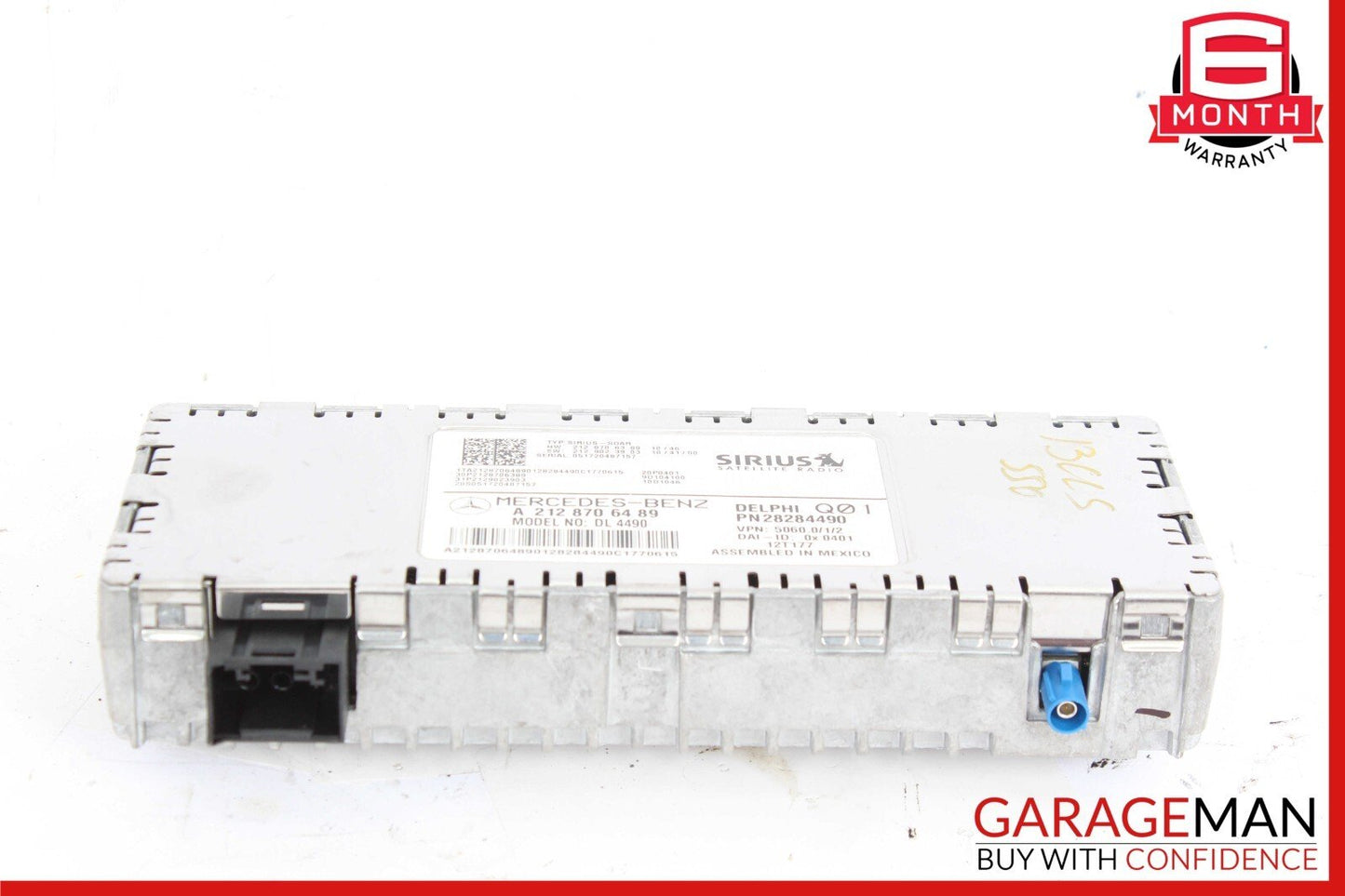 10-17 Mercedes GLK350 E550 E350 Sirius Satellite Radio Receiver Module Unit OEM
