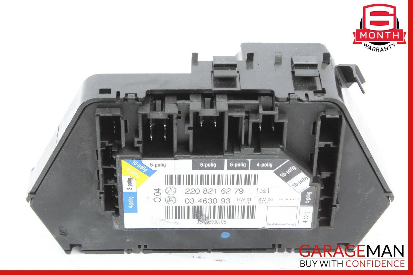 00-06 Mercedes W220 S430 S500 Rear Left Side Seat Door Control Module OEM