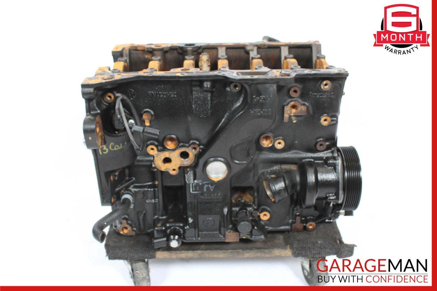 11-18 Porsche Cayenne 3.6L V6 Engine Motor Cylinder Block Assembly OEM