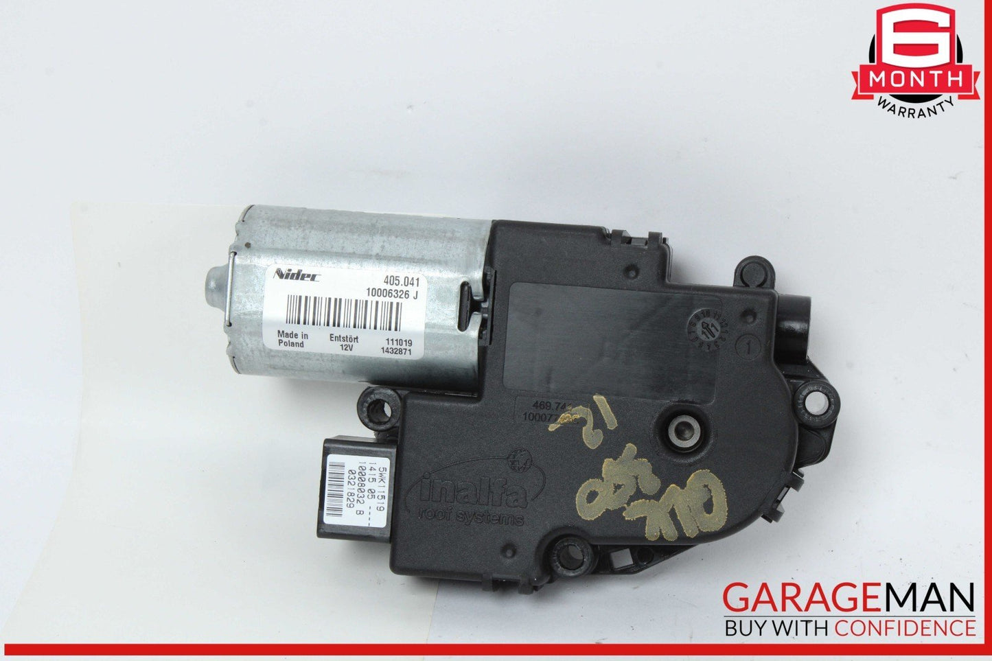 08-15 Mercedes X204 GLK350 Panoramic Sunroof Sun Roof Motor Unit 2049005310 OEM