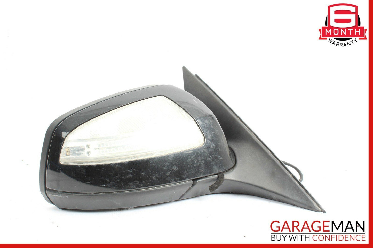 08-09 Mercedes W204 C280 C63 AMG Front Right Side Mirror Door Rear View Black