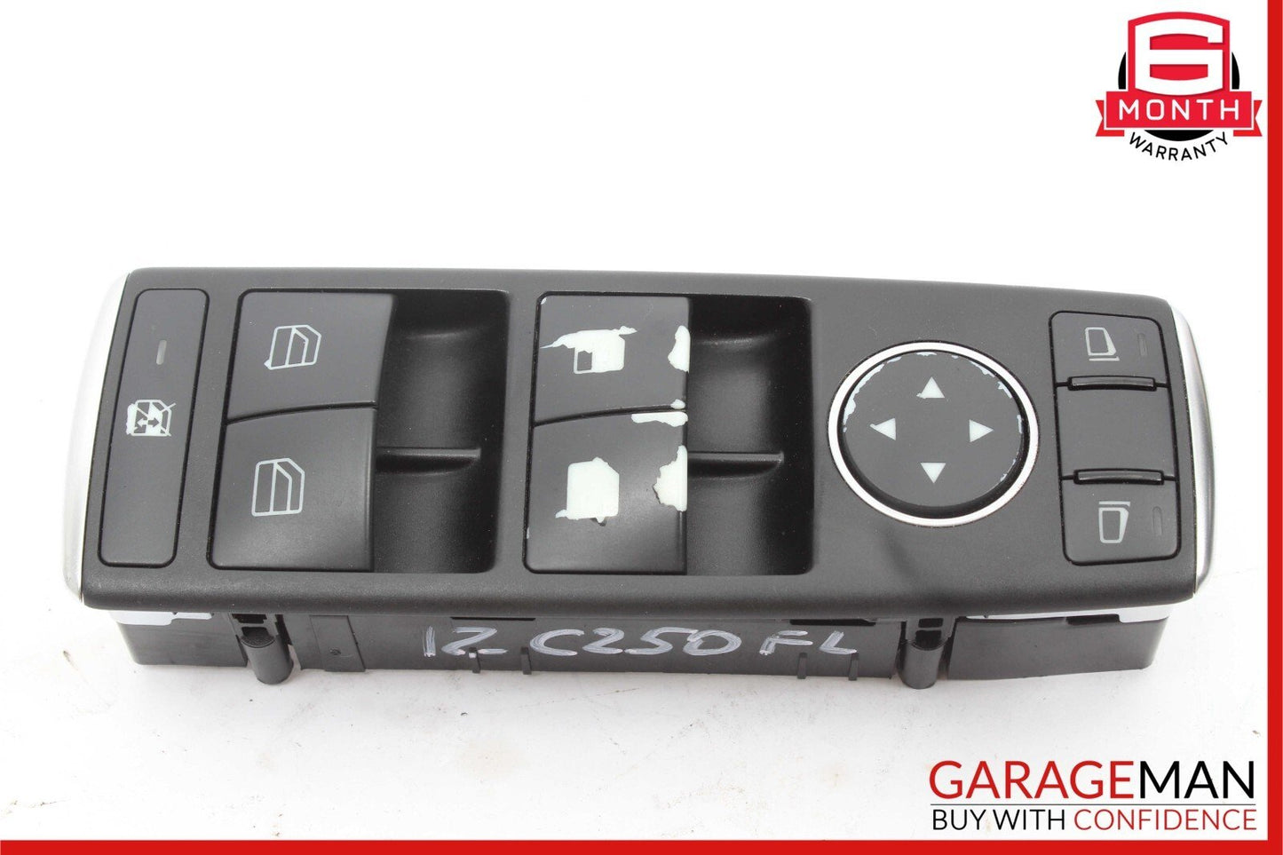 08-14 Mercedes W204 C280 C300 E350 GLK350 Driver Master Window Switch OEM
