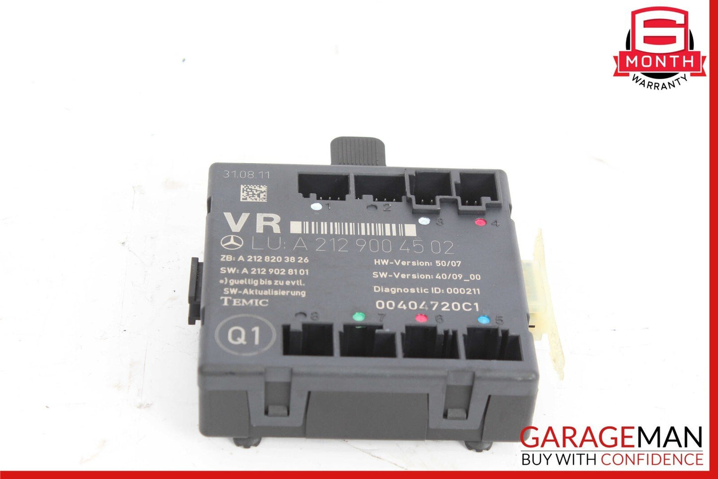 08-18 Mercedes W212 E350 GLK350 Front Right Side Door Control Module Unit OEM