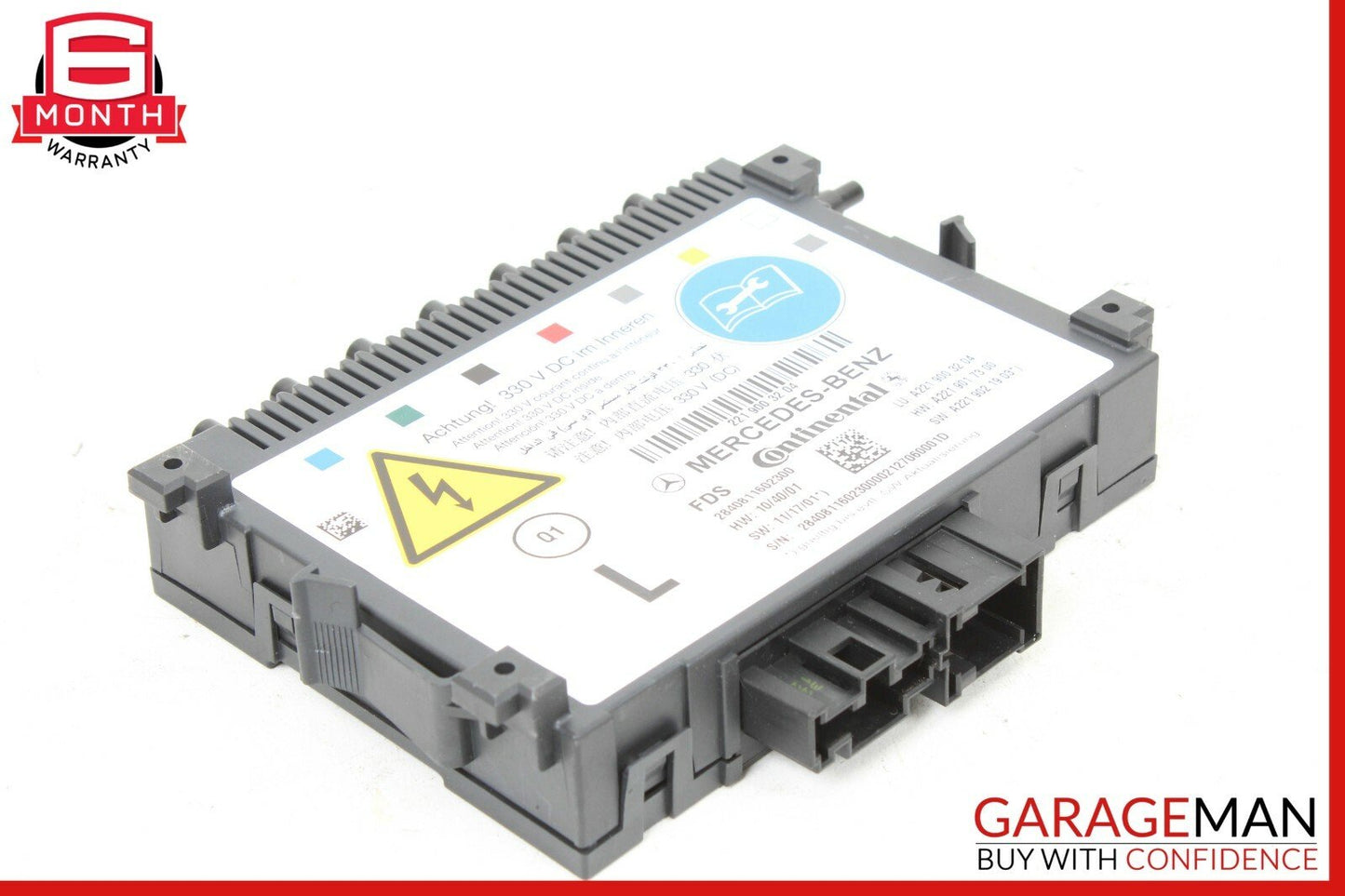 10-13 Mercedes W221 S550 S600 Front Left Side Seat Dynamic Massage Control Unit
