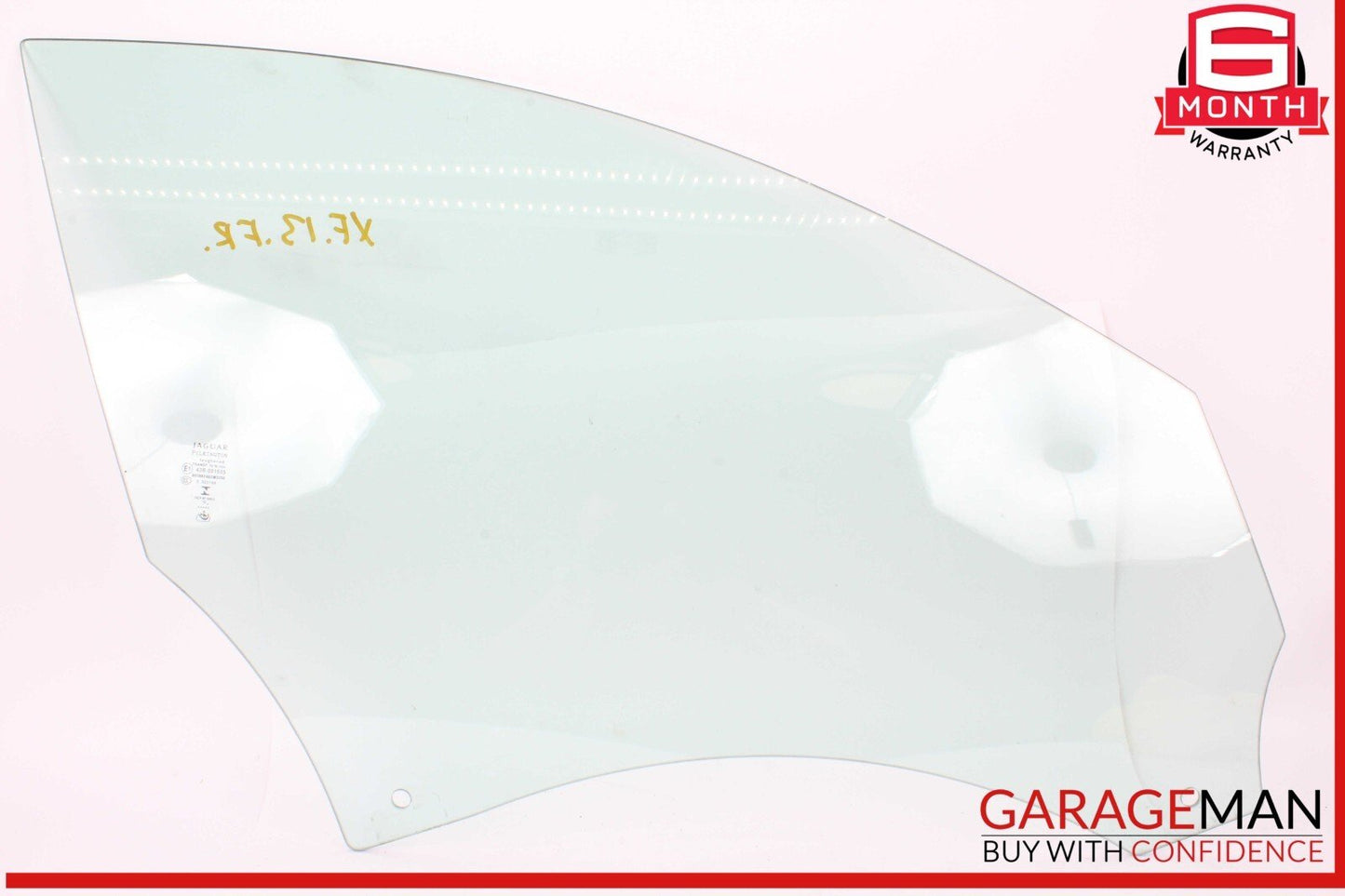 09-15 Jaguar XF Front Right Passenger Side Door Window Glass OEM