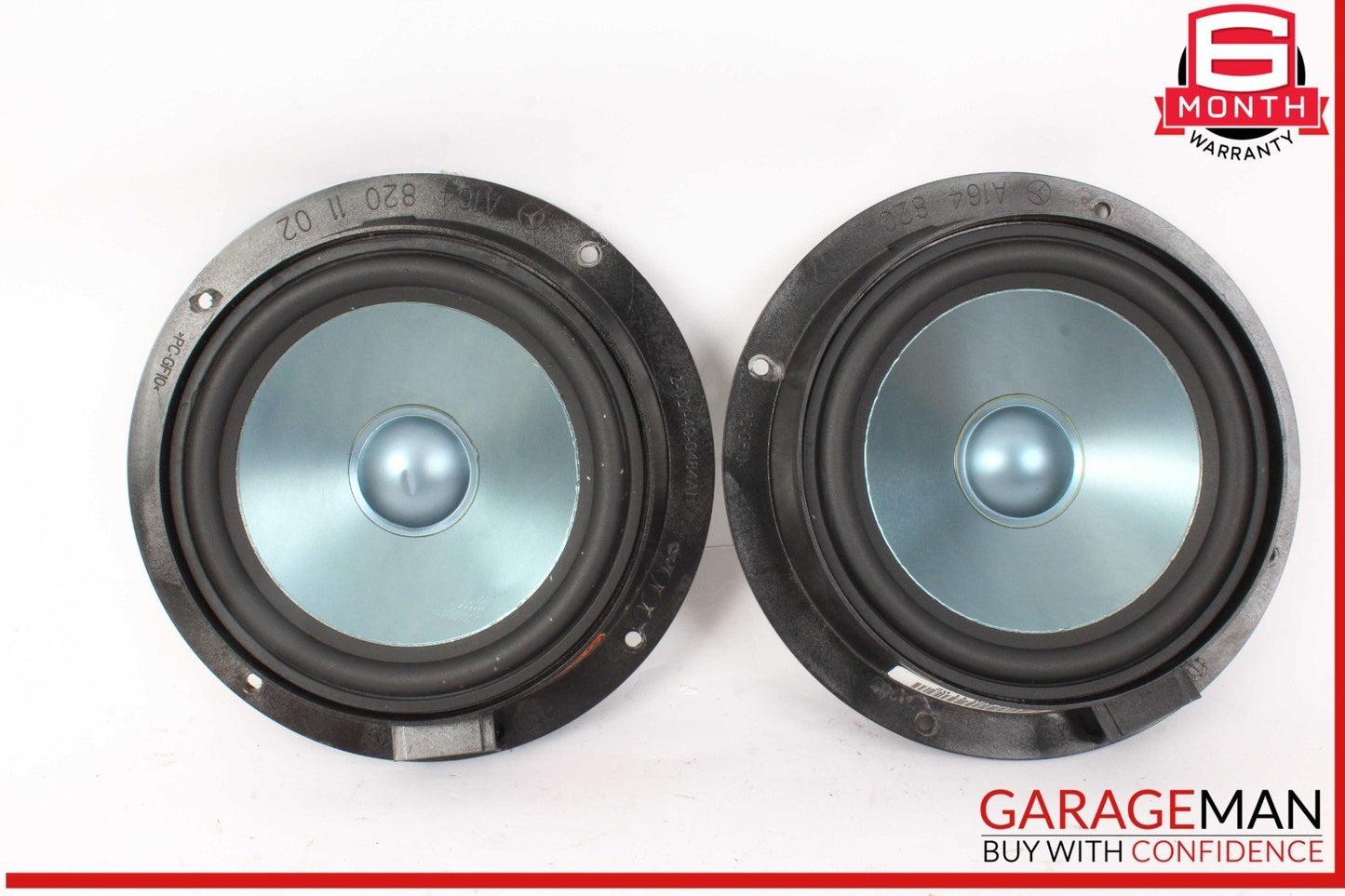 06-13 Mercedes X164 GL450 4MATIC Rear Door Speakers Sound Set of 2 1648201102