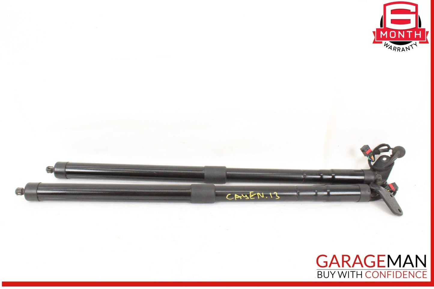 11-14 Porsche Cayenne 958 AWD Left & Right Trunk Lid Lift Support Strut Set OEM