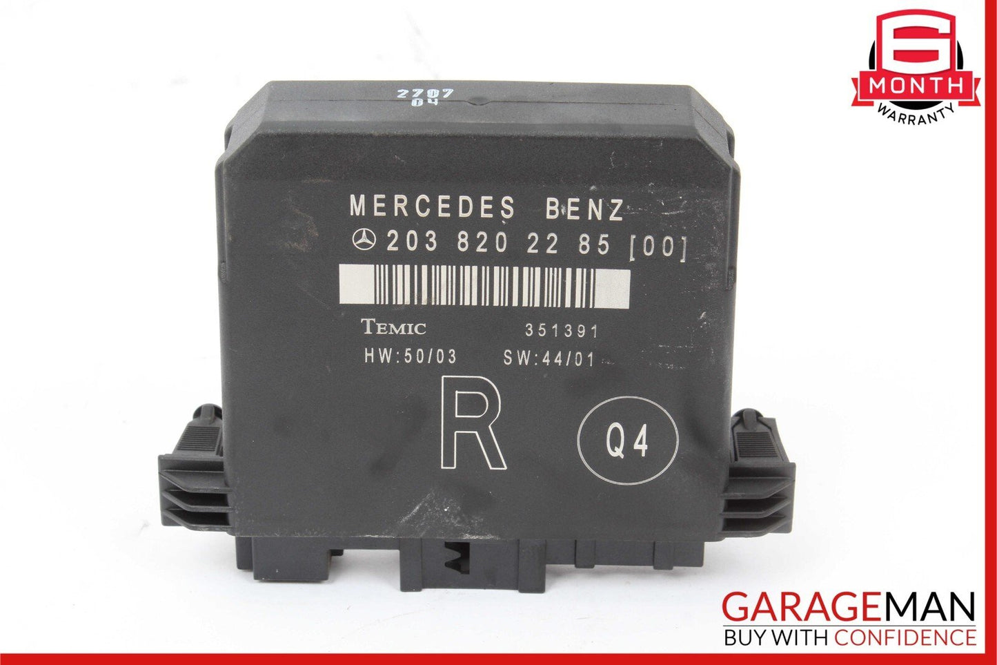 01-07 Mercedes W203 C55 AMG C230 Rear Right Side Door Control Module Unit OEM