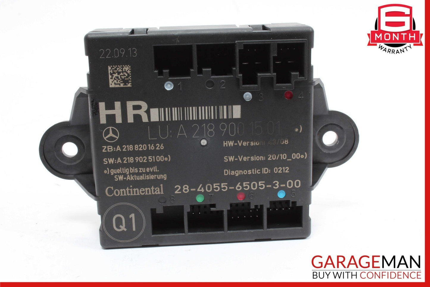 08-18 Mercedes W204 C250 C300 E250 CLS500 Rear Right Door Control Module Unit