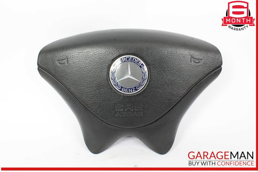 01-04 Mercedes R170 SLK320 SL500 Driver Steering Wheel Air Bag Airbag Black OEM
