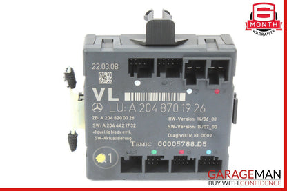 08-18 Mercedes W204 C300 C350 E400 Front Left Side Door Control Module OEM