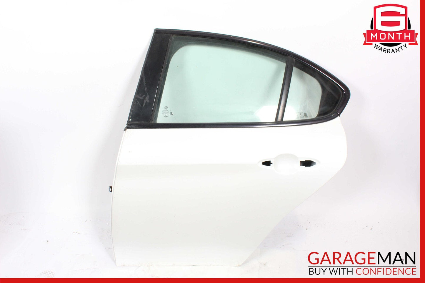 17-22 Alfa Romeo Giulia Rear Left Exterior Door White OEM