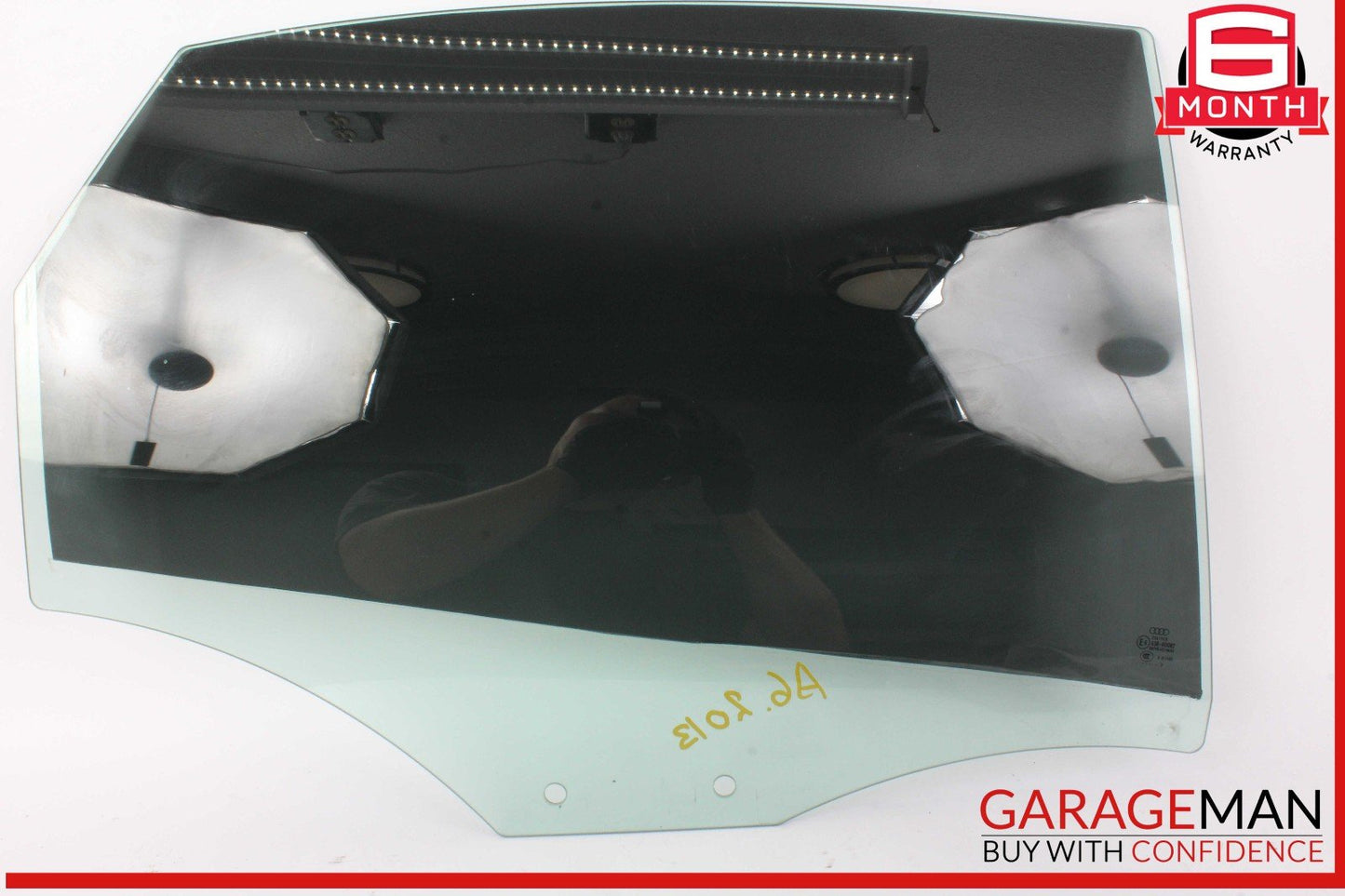 12-18 Audi A6 Rear Right Side Door Window Auto Glass OEM