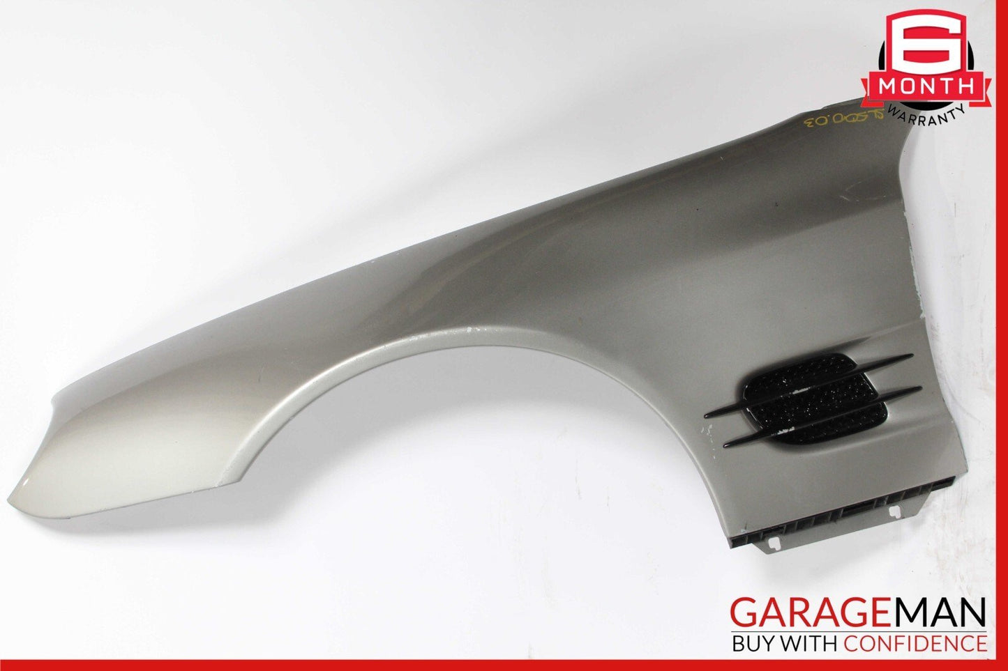 03-08 Mercedes R230 SL500 SL600 Front Left Side Wing Fender Panel Cover Silver