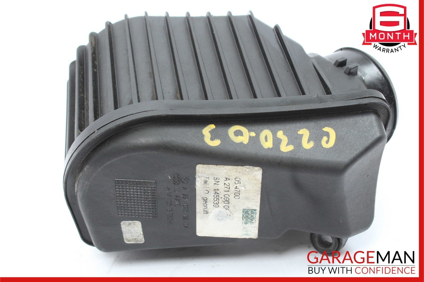 03-05 Mercedes W203 C230 1.8L Kompressor Air Intake Cleaner Filter Muffler Box