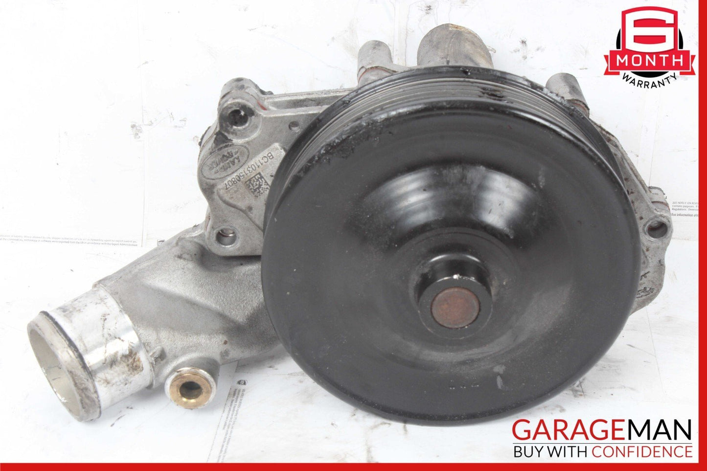 12-15 Jaguar XF X250 Engine Coolant Water Pump w/ Pulley 8W938K500BC