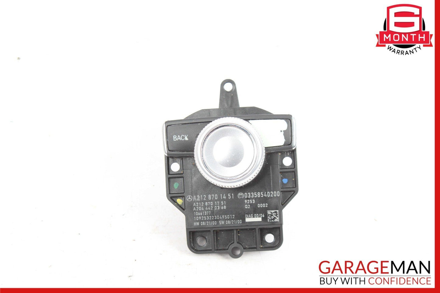 10-13 Mercedes W212 E550 E350 Console Head Unit Controller Knob Multi Switch OEM