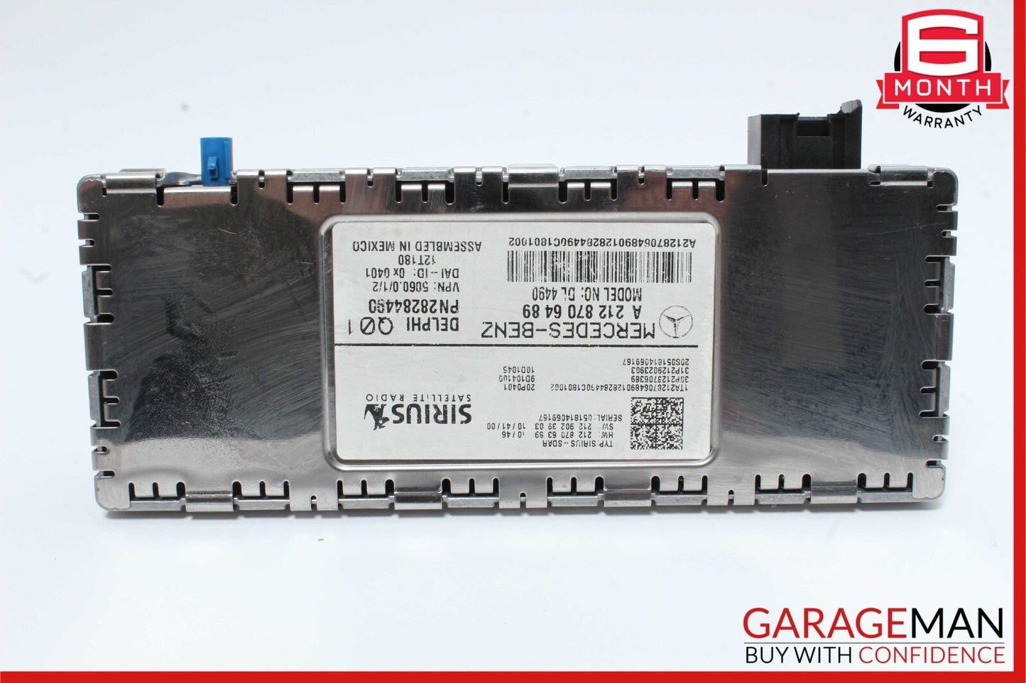10-17 Mercedes SLK250 E350 GL550 Sirius Satellite Radio Receiver Module Unit