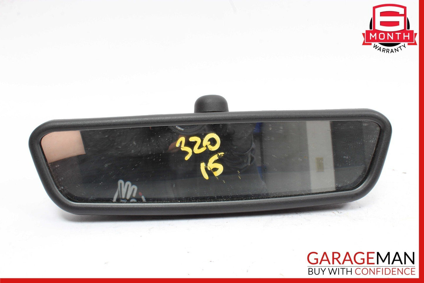 12-18 BMW F30 320i 528i Front Top Upper Rear View Mirror Manual Dim Black