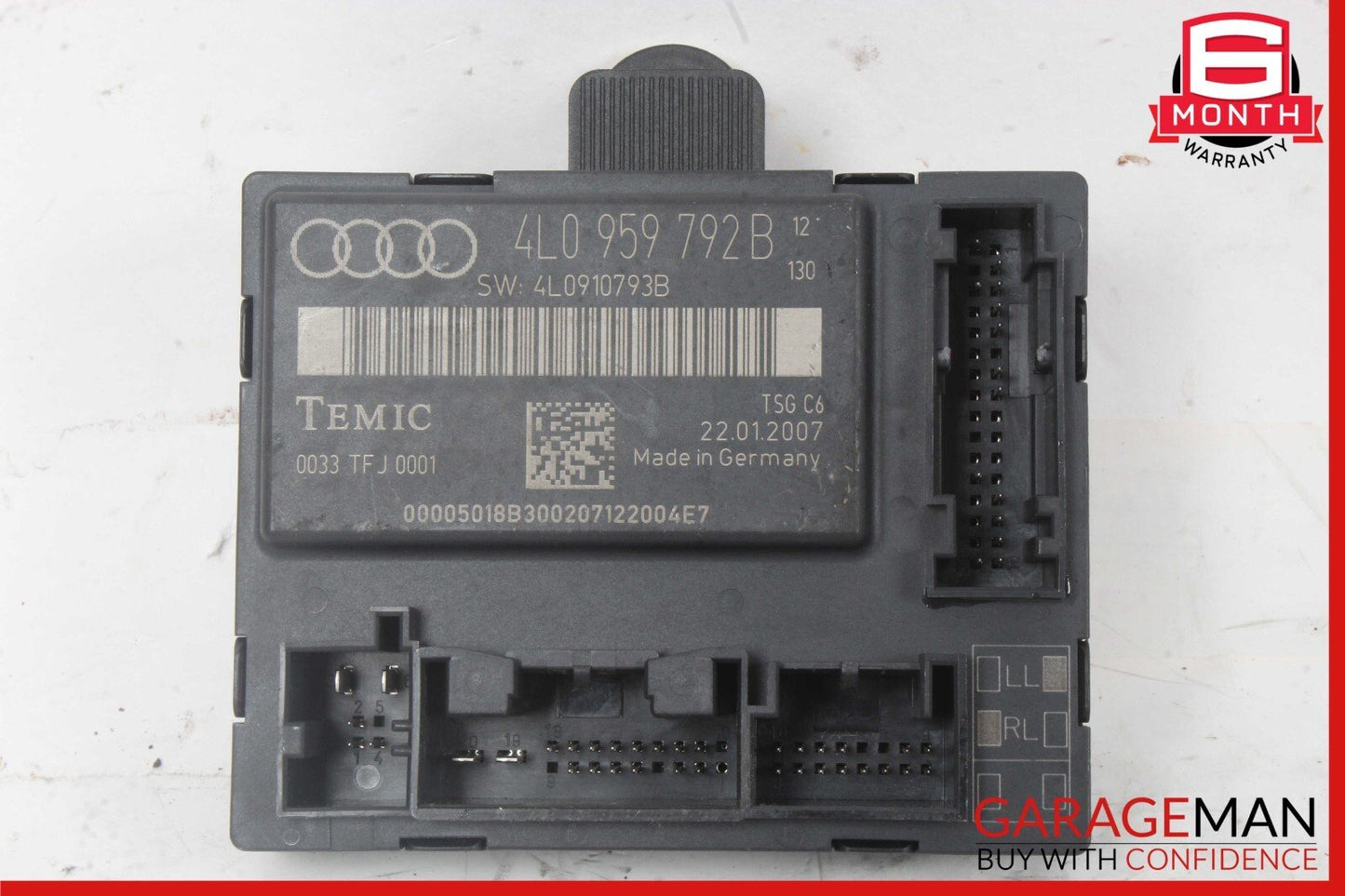 07-09 Audi Q7 Front Right Passenger Side Door Control Module 4L0959792B OEM
