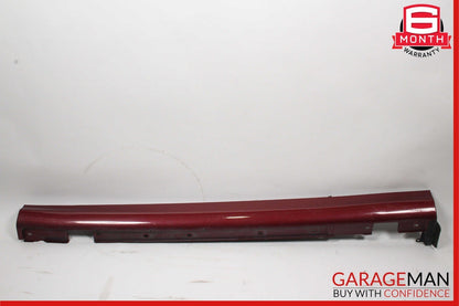 06-09 Mercedes W209 CLK350 CLK500 Coupe Left Side Rocker Molding Side Skirt Red