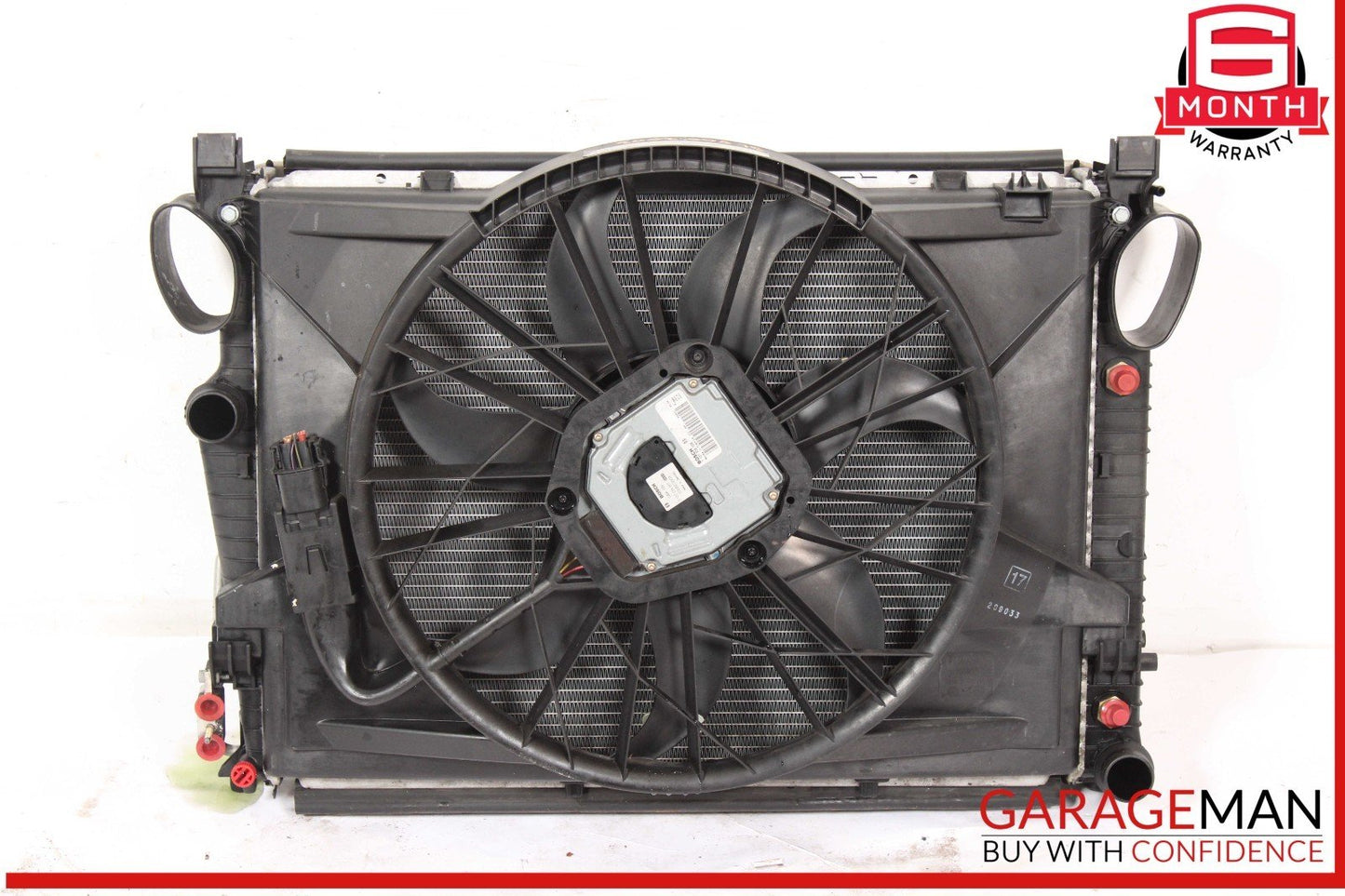 03-06 Mercedes R230 SL500 CLS500 Engine Cooling Radiator A/C Air Condenser Assy