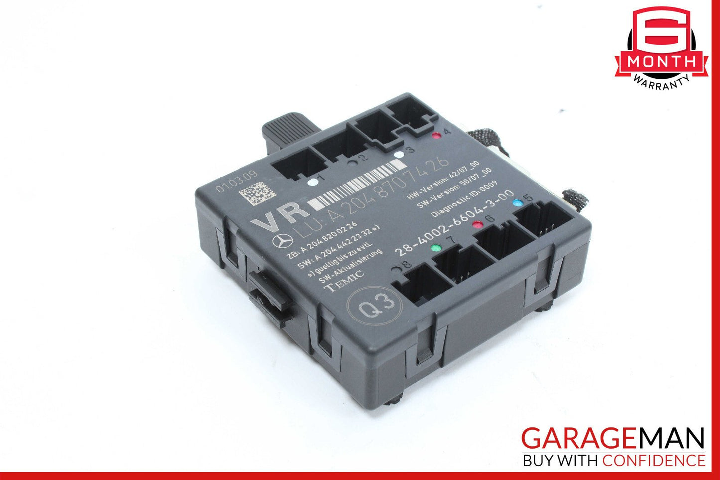 08-18 Mercedes W204 C300 C250 E400 Front Right Side Door Control Module OEM