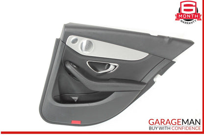 15-18 Mercedes W205 C300 350e C400 Rear Right Side Interior Door Panel OEM