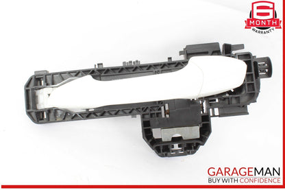08-15 Mercedes X204 GLK350 Rear Left Driver Side Exterior Door Handle White OEM
