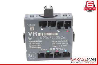 08-14 Mercedes W204 C300 C350 Front Right Side Door Control Module Unit