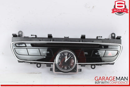 15-18 Mercedes W205 C300 4MATIC Center Dash Hazard Control Switch w/ Clock OEM